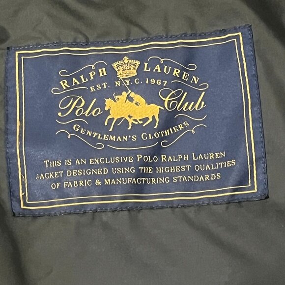 Ralph Lauren Polo Club Quilted Jacket - Olive Green - Men’s Medium - Picture 14 of 16
